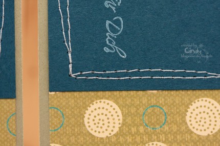 Grußkarte - Naht - Design Stampin’ Up! Papier