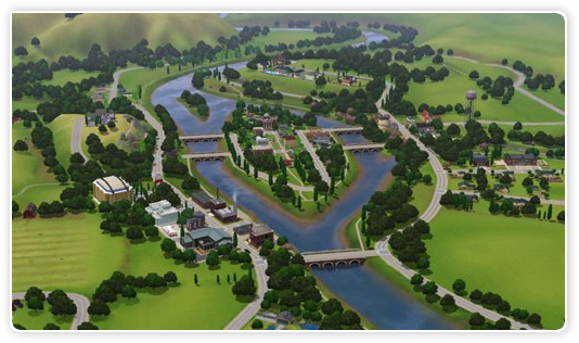 Sims 3 - weitere Stadt Riverview