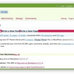 WordPress Admin in frischen Farben