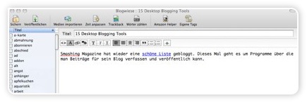Ecto - Blogging-Software