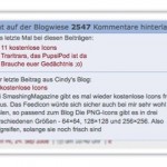 Plugin-Tip: Comment Info Tip