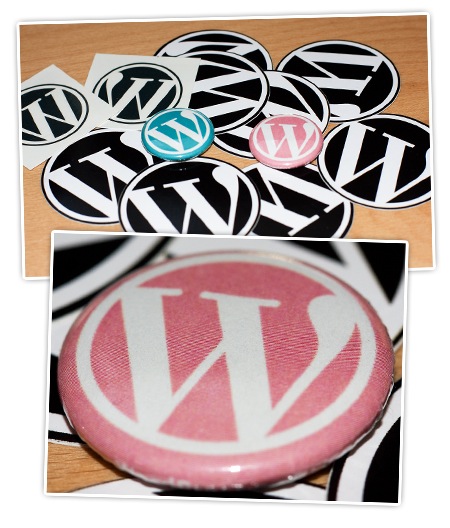 WordPress Ansteckbutton und Sticker