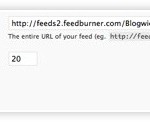 Plugin – FeedBurner Feed Stats