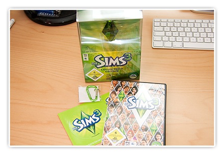 Sims 3 DVD und USB Stick Collector Edition