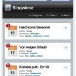 Blogwiese für iPhone und iPod angepasst