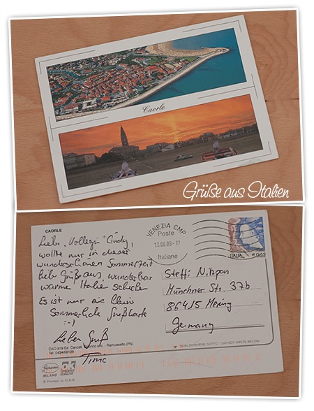 Postkarte aus Italien