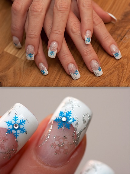 Nail Art - Snowflakes