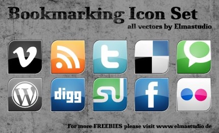 Social Media Icons zum kostenlosen downloaden