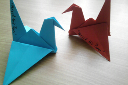 Kraniche - Origami