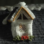 beleuchtetes Lebkuchenhaus - Fenster