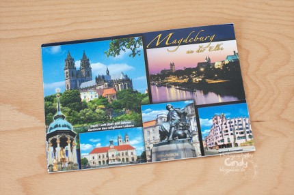 Postkarte aus Magdeburg